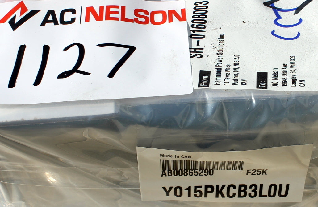 15 kVA HPS New Transformer 600-480V Cat No Y015PKCB3LOU SKU 1127
