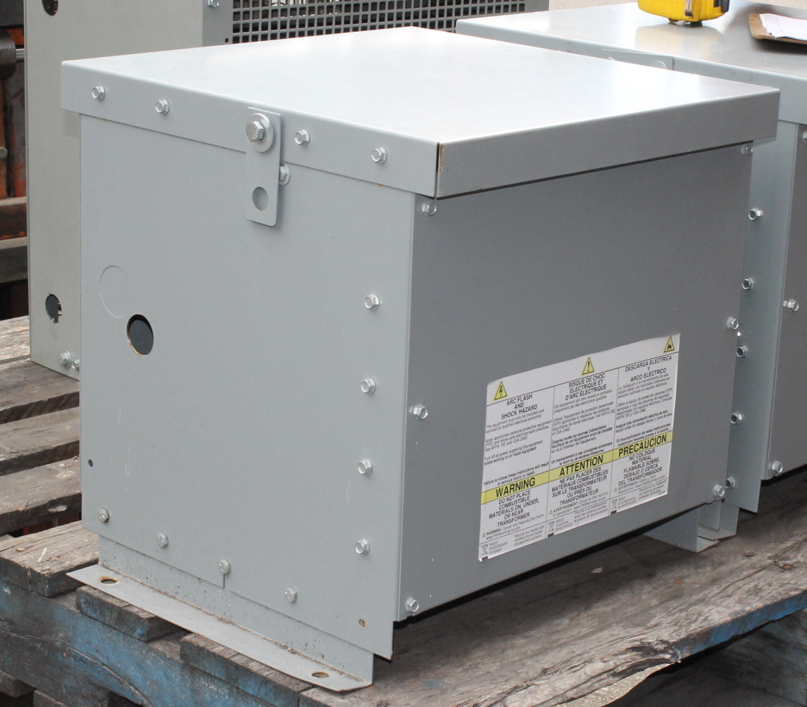 15 kVA DELTA Reconditioned Transformer 600-120/208V Cat No DA6015V SKU 3084