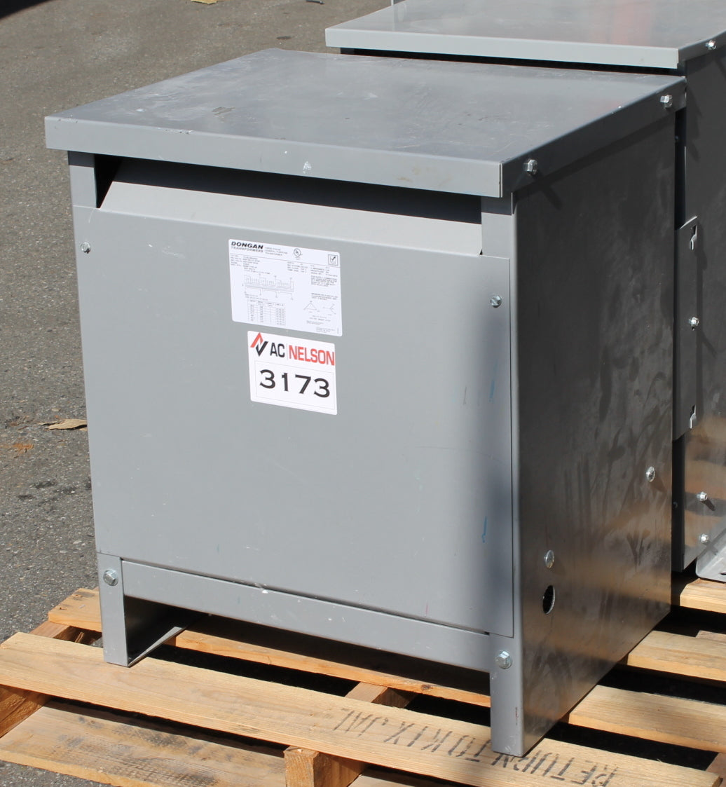 30 kVA DONGAN Reconditioned Transformer 600-400/230V Cat No 73-30-39345H SKU 3173