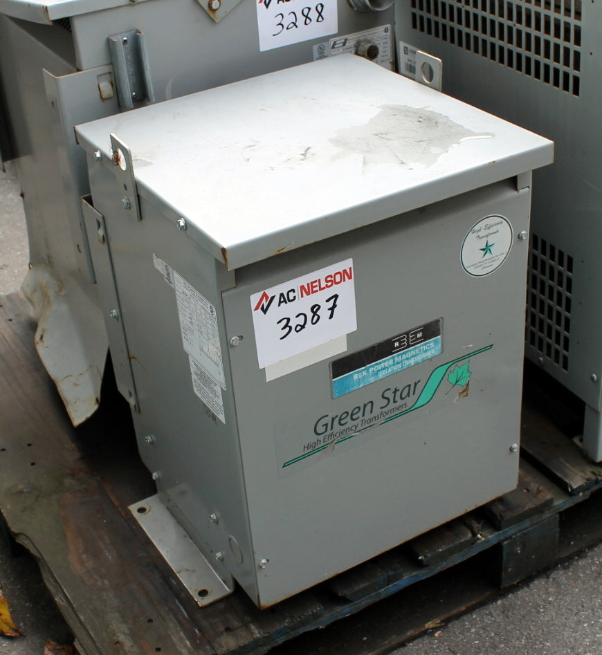 15 kVA REX Reconditioned Transformer 240-600V Cat No SA15CJ/Z SKU 3287