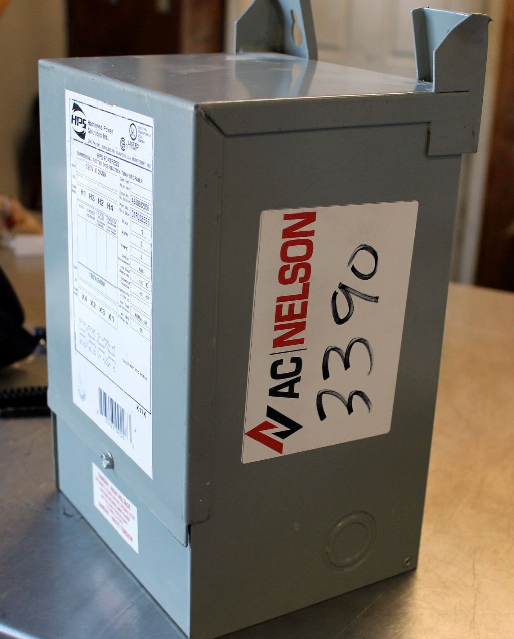 3 kVA HPS Reconditioned Transformer 120/240-120/240V Cat No AB00682056 SKU 3390