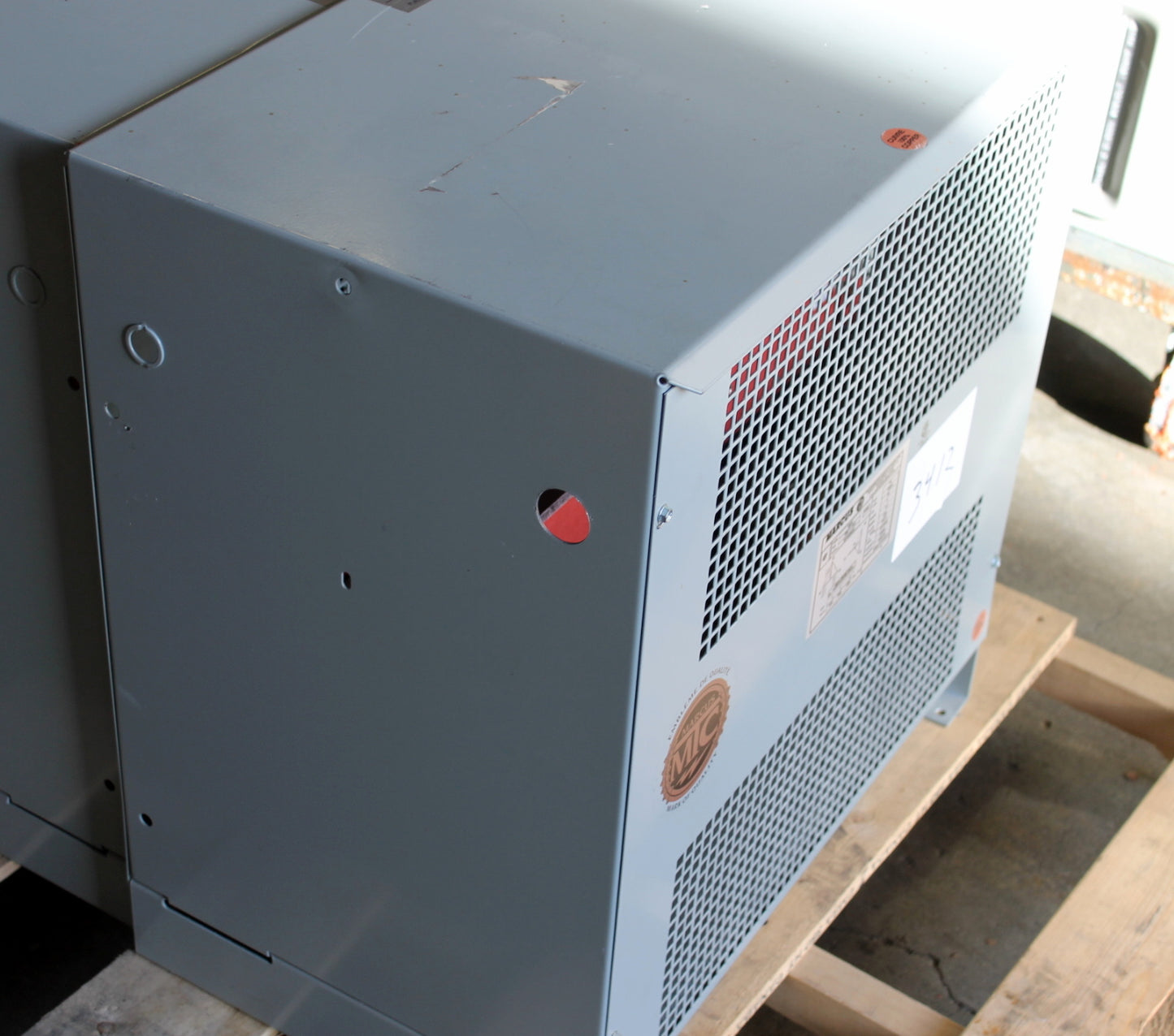 30 kVA Marcus Reconditioned Transformer 600-400/231V Cat No MTH30A20 SKU 3412