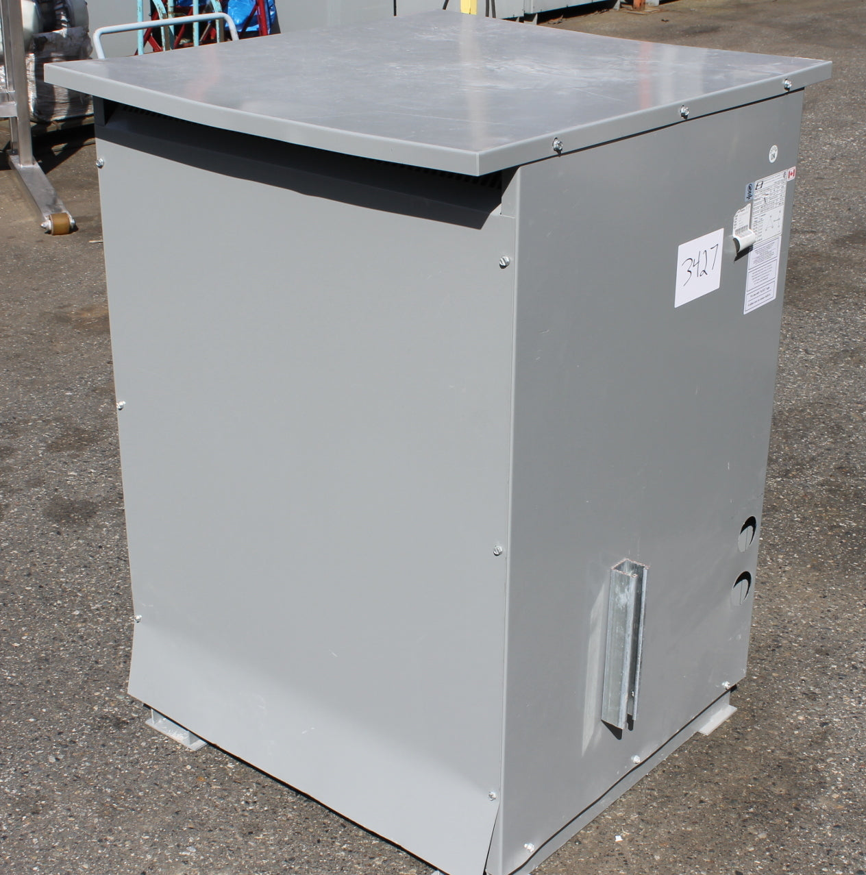 112.5 kVA Rex Reconditioned Transformer 480-120/208V Cat No TVR112S-H34A3 SKU 3427