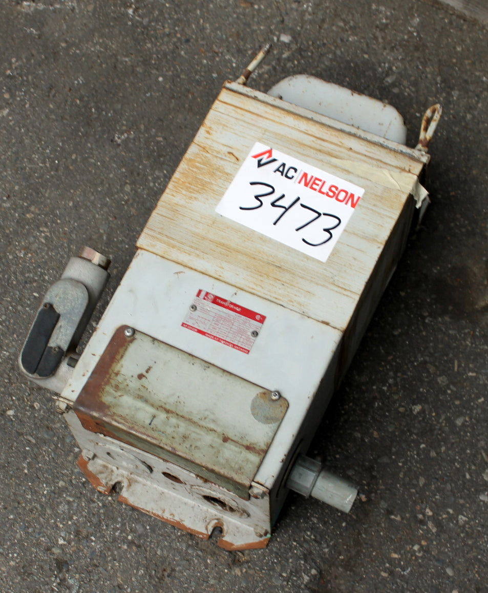 10 kVA GE Reconditioned Transformer 480/240-120/240V Cat No 11M23 SKU 3473