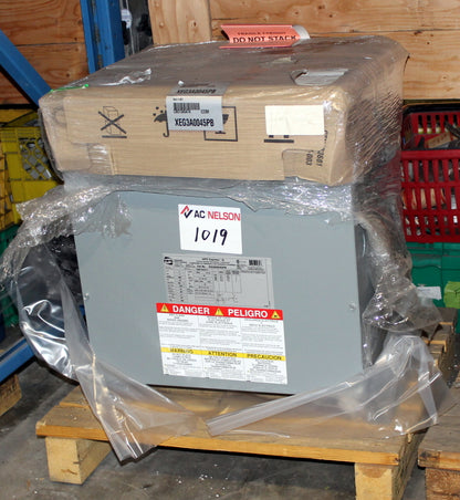 45 kVA HPS New Transformer 600-208Y/120V Cat No EG3A0045PB SKU 1019