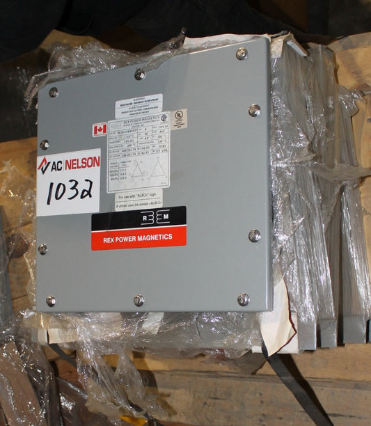 6 kVA REX New Transformer 600-240DV Cat No BC6J-C/E4X/EP SKU 1032