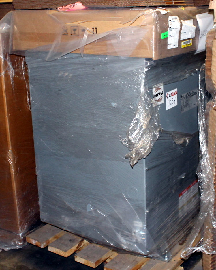 225 kVA HPS New Transformer 600-240Y/139V Cat No SG3A0225PD SKU 1034