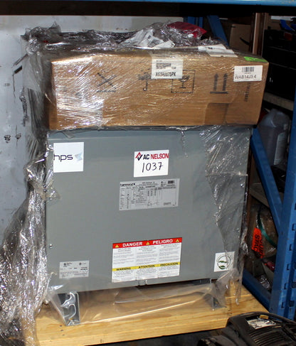 75 kVA HPS New Transformer 600-480Y/277V Cat No SG3A0075PK SKU 1037