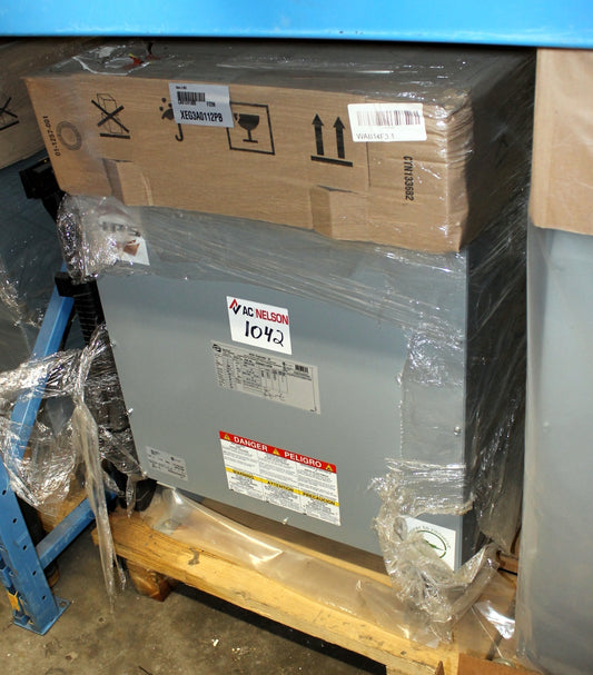 112.5 kVA HPS New Transformer 600-208Y/120V Cat No EG3A0112PB SKU 1042