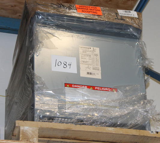45 kVA HPS New Transformer 600/346-480/277V Cat No Y045QTCh3LOU SKU 1084