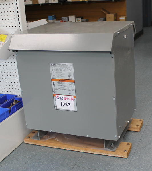 45 kVA BEMAG New Transformer 600-120/208V Cat No 423-5219-000 SKU 1088