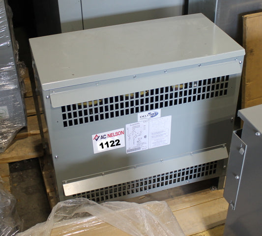 45 kVA Delta New Transformer 600-240/139V Cat No CD3A0045VKA6XXBB SKU 1122