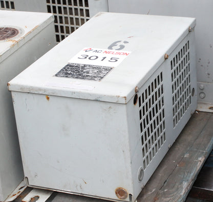 6 kVA MARCUS Reconditioned Transformer 480-120/208V Cat No 2520-881 S/N SKU 3015