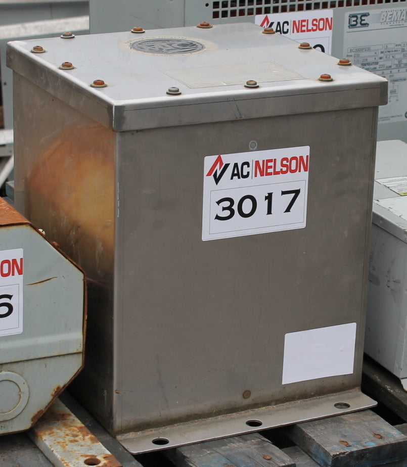 5 kVA MARCUS Reconditioned Transformer 480-120/240V Cat No RES5B2-SS-EUR SKU 3017