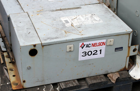 7.5 kVA HPS Reconditioned Transformer 240/480-240/480V Cat No Q007LESF SKU 3021