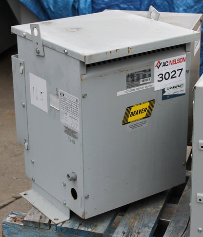 10 kVA REX Reconditioned Transformer 600-240/139V Cat No BC10JS/B SKU 3027