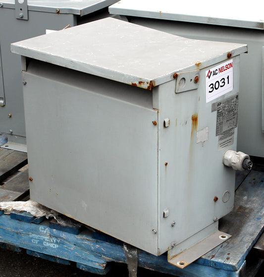 15 kVA REX Reconditioned Transformer 600-120/208V Cat No BC15JM/B SKU 3031