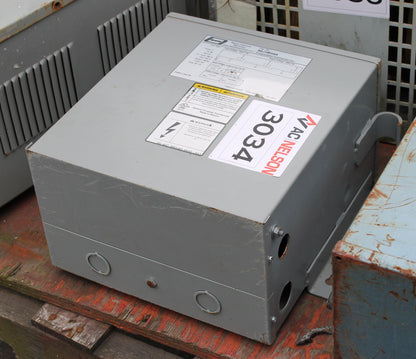 15 kVA REX Reconditioned Transformer 240/139-208/120V Cat No AEJ15KH4A SKU 3034