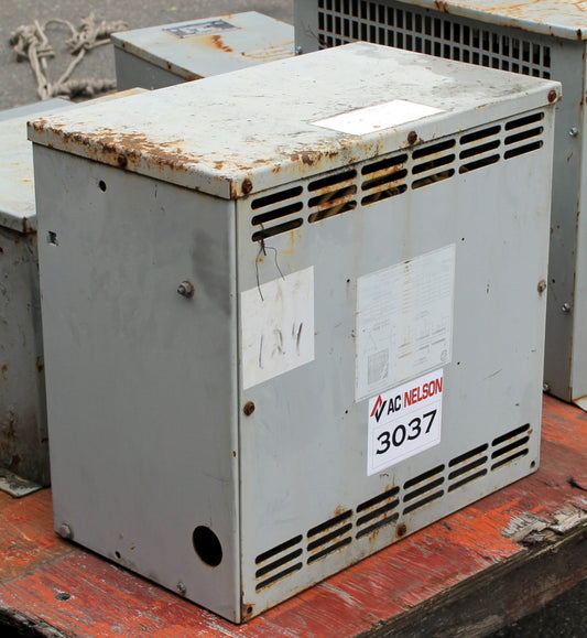 15 kVA FPE Reconditioned Transformer 600-120/208V Cat No SKU 3037