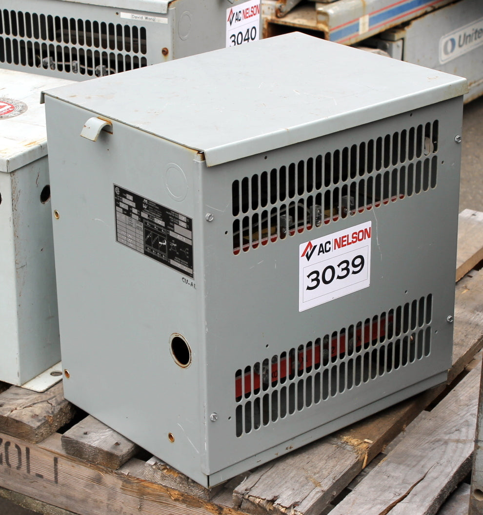 6 kVA HPS Reconditioned Transformer 600-208/120V Cat No R69K SKU 3039