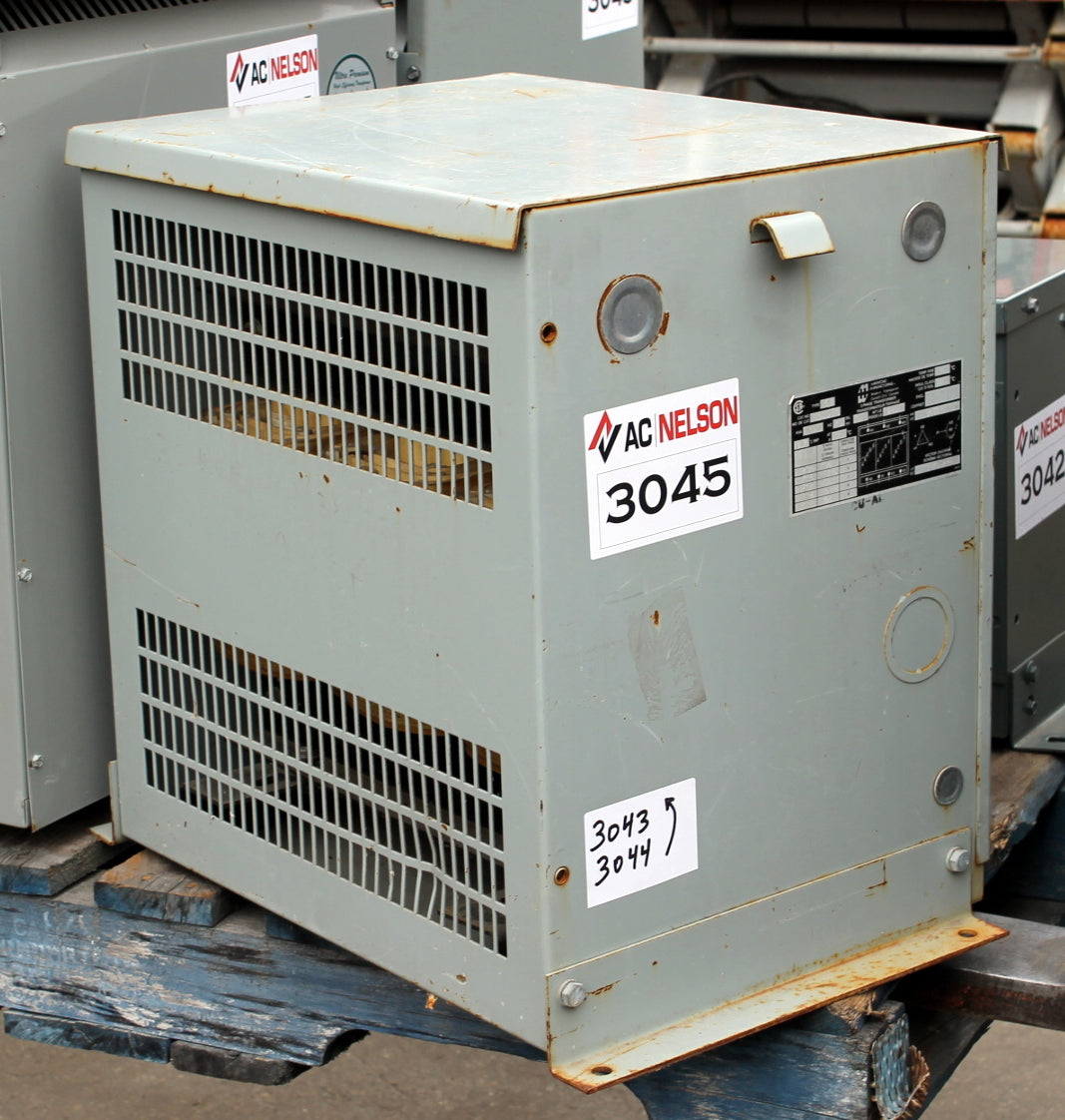 30 kVA HPS Reconditioned Transformer 600-380/220V Cat No K309RS SKU 3045