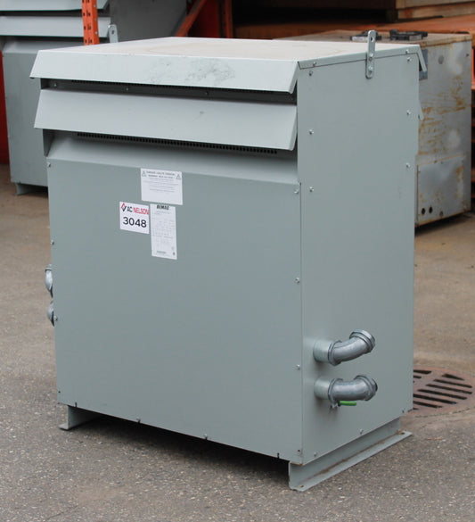 225 kVA BEMAG Reconditioned Transformer 600-277/480V Cat No UA3225S480 SKU 3048