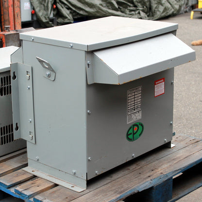 35 kVA EPI Reconditioned Transformer 600-120/208V Cat No 35K5R4C3N3T2 SKU 3053