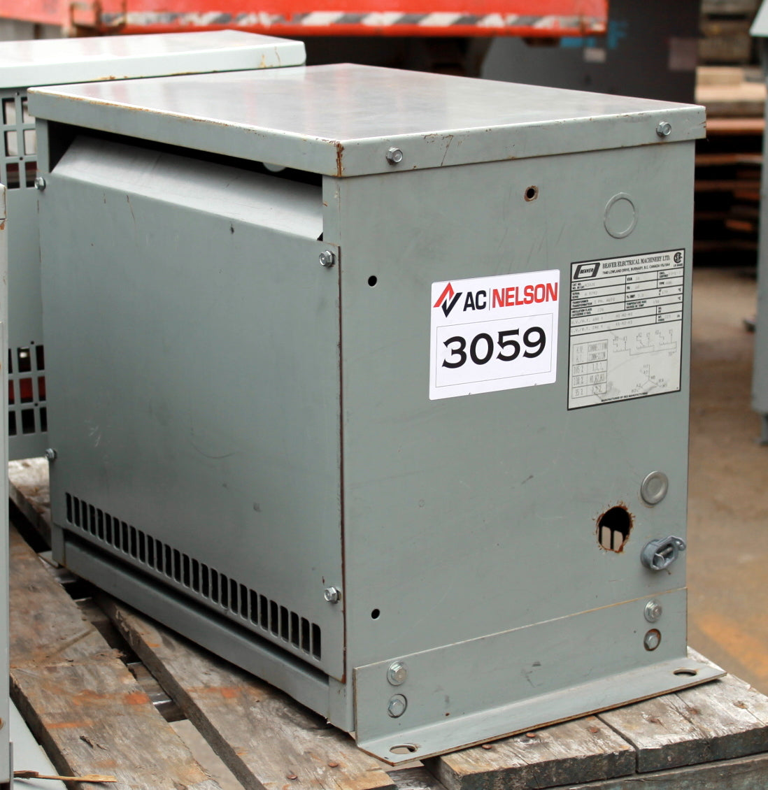 30 kVA REX Reconditioned Transformer 600-240V Cat No R30JC SKU 3059