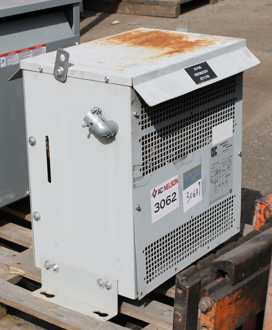 30 kVA BEMAG Reconditioned Transformer 208-380/220V Cat No BC3030P2 08S 380 SKU 3062