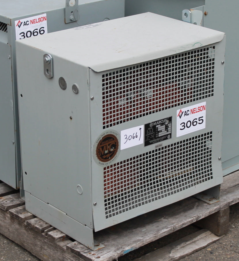 30 kVA MARCUS Reconditioned Transformer 208-400/231V Cat No MT30H20 SKU 3065