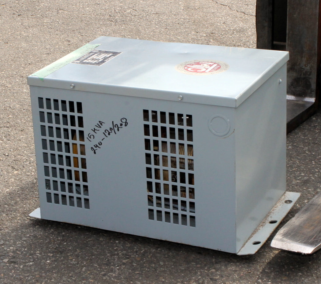 15 kVA MARCUS Reconditioned Transformer 240-120/208V Cat No 4353-4 S/N SKU 3067