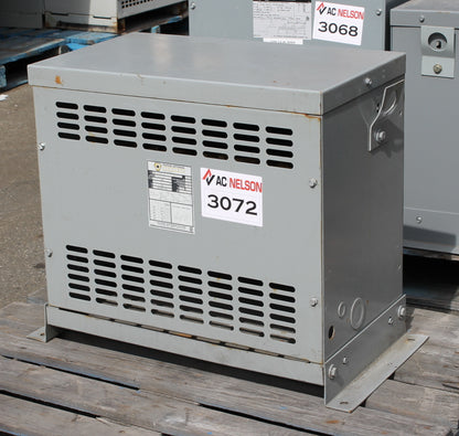 15 kVA POLYGON JEFFERSON Reconditioned Transformer 600-120/208V Cat No 5H3-15CR-3C SKU 3072