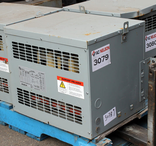 30 kVA HPS Reconditioned Transformer 600-120/208V Cat No XMK030PB SKU 3079