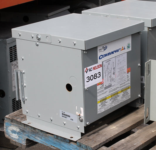 15 kVA DELTA Reconditioned Transformer 600-120/208V Cat No DA6015V SKU 3083