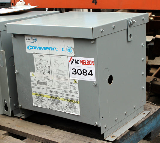 15 kVA DELTA Reconditioned Transformer 600-120/208V Cat No DA6015V SKU 3084