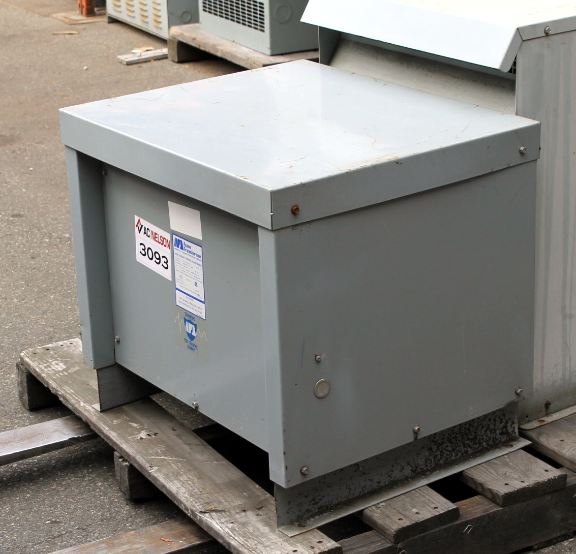 30 kVA ACME Reconditioned Transformer 600-120/208V Cat No TIA13102-35 SKU 3093