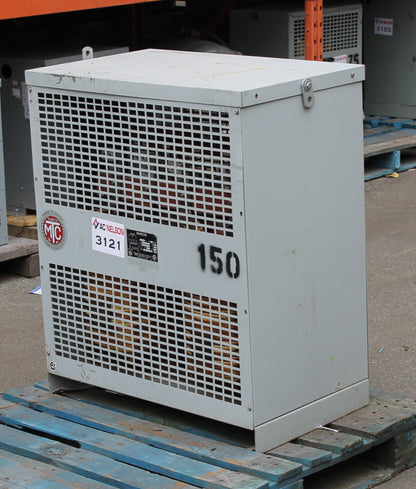 150 kVA MARCUS Reconditioned Transformer 600-120/208V Cat No SKU 3121