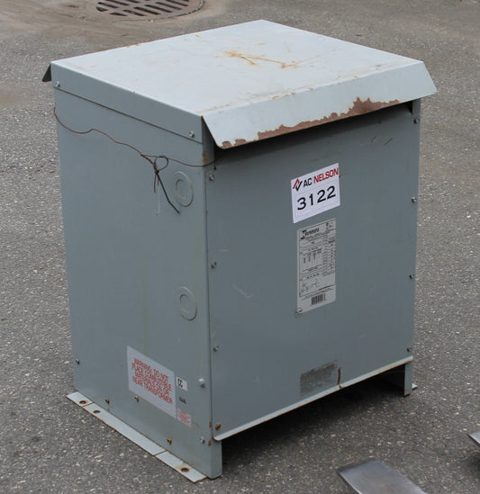 30 kVA HPS Reconditioned Transformer 600-120/208V Cat No MK030PB SKU 3122