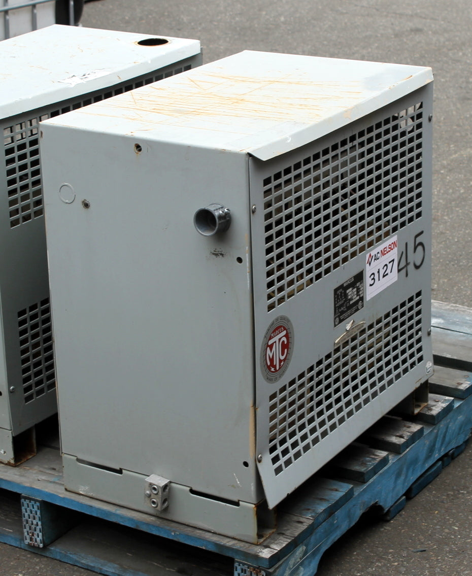 45 kVA MARCUS Reconditioned Transformer 600-120/208V Cat No SKU 3127