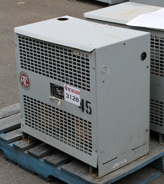 45 kVA MARCUS Reconditioned Transformer 600-120/208V Cat No SKU 3128