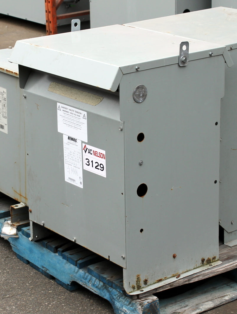 30 kVA BEMAG Reconditioned Transformer 600-120/208V Cat No UA3030V SKU 3129