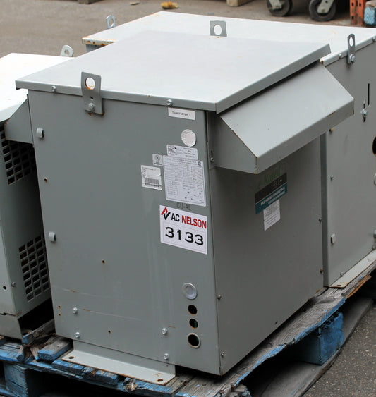 30 kVA REX Reconditioned Transformer 600-120/208V Cat No BA30J-M/E3R/Z SKU 3133