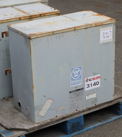 30 kVA WESTINGHOUSE Reconditioned Transformer 600-120/208V Cat No W60P28T30F2 SKU 3140