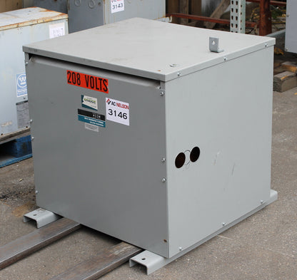 150 kVA Siemens Reconditioned Transformer 600-120/208V Cat No BA150JM SKU 3146