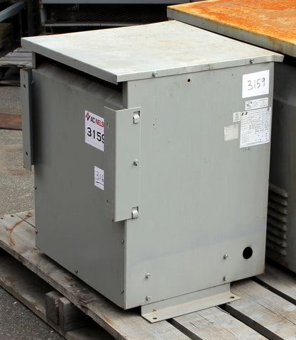 45 kVA REX Reconditioned Transformer 480-120/208V Cat No BC45H-M/Z/B SKU 3159