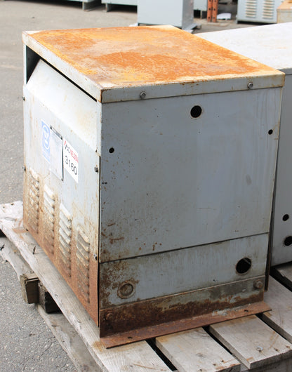 45 kVA WESTINGHOUSE Reconditioned Transformer 480-120/208V Cat No H48PZ8T45H5 SKU 3160