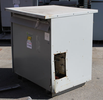 225 kVA REX Reconditioned Transformer 480-120/208V Cat No BA225H-M/K13/Z3 SKU 3163