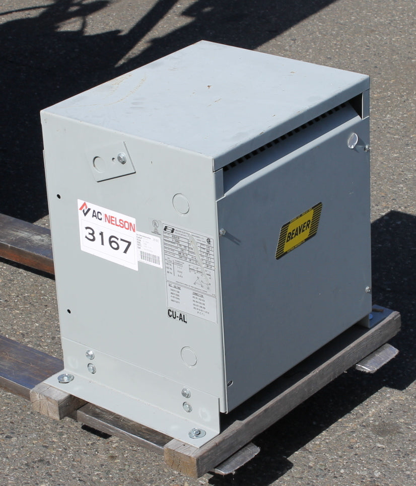 6 kVA REX Reconditioned Transformer 600-240/139V Cat No B06JX/B SKU 3167