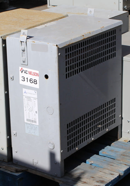 30 kVA DELTA Reconditioned Transformer 480-380/219V Cat No CDTA0030RNA6XXBH SKU 3168