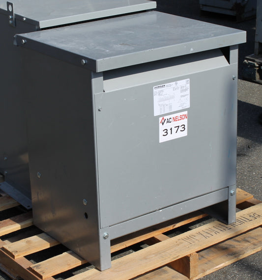 30 kVA DONGAN Reconditioned Transformer 600-400/230V Cat No 73-30-39345H SKU 3173